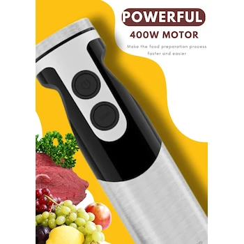 Imagen 4 de MEGAWISE CL-6021 Batidora de Mano de Inmersión 5 en 1 Color Negro