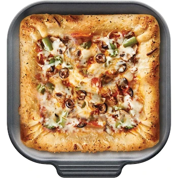 Imagen 4 de Instant Vortex Sartén Perforada Antiadherente Oficial para Pizza, Color Gris, Modelo 5273750, Diámetro 8 Pulgadas, Compatible con Freidoras y Hornos de Aire de 6 y 10 Cuartos de Galón