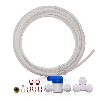 Imagen de referencia para APEC Water Systems ICEMAKER-KIT-1-4-RO Kit para Fabricador de Hielo para Sistemas de Ósmosis Inversa y Filtros de Agua con Tubo 1/4" OD de 20 pies