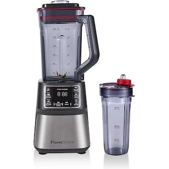 Imagen de referencia para FLAVORSTONE ONYX Licuadora de 2 Litros Color Plata Modelo 103765 Serie ONYX con Vaso Portátil de 700 ml