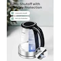 Miniatura de COMFEE' Hervidor Eléctrico de Vidrio Hervidor de Agua Caliente 1.7 L con Indicador LED 1500 W