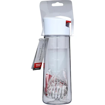 Imagen 3 de Whiskware Tritan BlenderBall Botella Mezcladora para Masa de Panqueques, Dispensador de Batter con Batidor de Alambre, 2.5 Tazas, Color Blanco