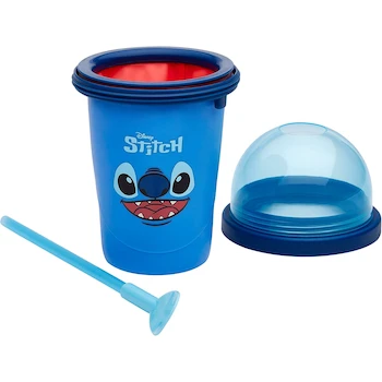 Imagen 4 de Disney Stitch Chill Factor Original Slushy Maker Cup - Taza para Hacer Granizados, Batidos y Más - Color Azul con Diseño de Stitch - Serie Disney Lilo & Stitch