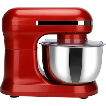 Imagen 4 de CULINARY CHEF Mezclador de Soporte Retro 4.5 L / 4.75 Quart, Color Rojo