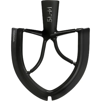 Imagen 3 de Metro Design - Hoja batidora de metal de 5 L, compatible con la mayoría de los batidores KitchenAid de 5 cuartos de galón, color negro
