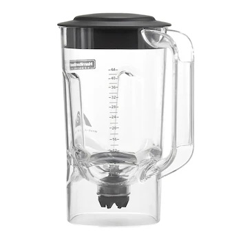 Imagen de referencia para Hamilton Beach Commercial 908®R - Contenedor de Policarbonato Transparente de 1.25 Litros (44 oz) con Cuchillas y Tapa, Modelo 6126-908R / HBB908R, Compatible con Licuadoras HBB908®R y HBB908®R-CE