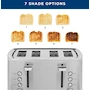 Miniatura de GE Tostadora de 4 Rebanadas Grande en Acero Inoxidable, Ranuras Extra Anchas, Modelo G9TMA4SSPSS o Equivalente, Acabado Acero Inoxidable Moderno