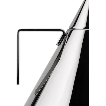 Imagen 5 de Alessi Il Conico 90017 - Hervidor de Agua con Asa, Acero Inoxidable 18/10 Pulido Espejo, Capacidad 2 Litros, Diseño Aldo Rossi