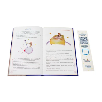 Imagen 5 de El Principito con Audiolibro de Antoine de Saint-Exupéry, Libro en Español, Tapa Dura, 68 Páginas, Dimensiones 22 x 14 x 0.22 cm, ISBN-13 978-6075771786, Editorial Advanced Marketing, Publicado el 14 de Marzo de 2024