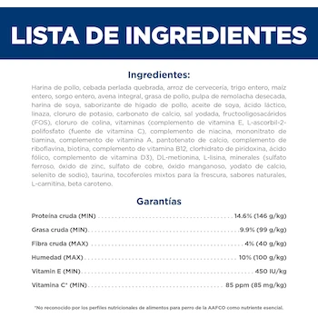 Imagen 4 de Hill's Science Diet Adult 7+ Alimento Seco para Perro Senior Sabor Pollo 12 Kg