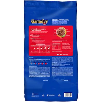 Imagen 3 de Alimento Seco para Perros Adultos Ganador Sabor Pollo en Gránulos, 20 kg, para Todas las Razas y Tamaños, Marca Ganador, ASIN B0CXYTC8WM, Paquete de 1 Unidad de 20000 Gramos en Barreño