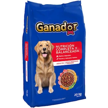 Imagen 4 de Alimento Seco para Perros Adultos Ganador Sabor Pollo en Gránulos, 20 kg, para Todas las Razas y Tamaños, Marca Ganador, ASIN B0CXYTC8WM, Paquete de 1 Unidad de 20000 Gramos en Barreño
