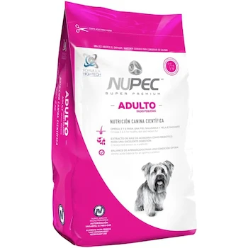 Imagen de referencia para Nupec Croquetas para Perros Adulto Razas Pequeñas con Omega 3 y 6, Presentación de 8 kg