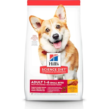 Imagen de referencia para Hill's Science Diet Small Bites, Alimento Saludable para Perro Adulto con Receta de Pollo y Cebada, Bocados Pequeños, Modelo B07L5FF4W3, Tamaño 6.8 kg, Paquete de 1