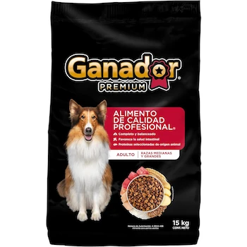 Imagen de referencia para Alimento Seco para Perro Ganador Premium 15 kg
