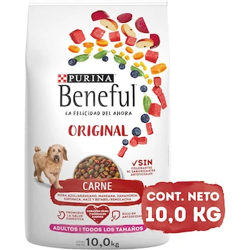 Imagen 2 de WeTap Purina Beneful Adulto Original Sabor Carne 10 Kg