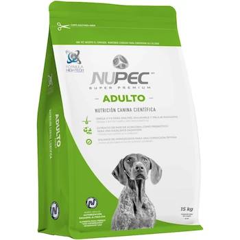 Imagen de referencia para Nupec Croquetas para Perro Adulto Sabor a Carne con Omega 3 y 6 - 1 pack x 15 kg