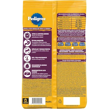 Imagen 2 de Pedigree Pancita Saludable Croquetas para Perro Adulto Sabor Salmón, Pavo y Zanahoria Alimento Completo 10 kg
