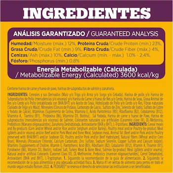 Imagen 3 de Pedigree Pancita Saludable Croquetas para Perro Adulto Sabor Salmón, Pavo y Zanahoria Alimento Completo 10 kg