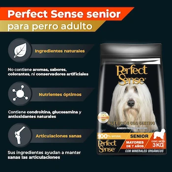 Imagen 5 de Perfect Sense PS1855 Alimento Seco Premium para Perros Adultos Senior Croquetas Pequeñas 15 kg ASIN B0BGZ9X91T