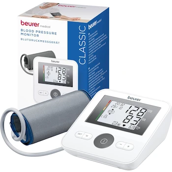 Imagen de referencia para Beurer BM 27 Baumanómetro Digital de Brazo para Adultos con Brazalete de 22-42 cm, Color Blanco