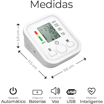Imagen 3 de Raganet Baumanómetro Digital Monitor de Presión Arterial para Brazo con Pantalla LCD Modelo G-10175 para Adultos Peso 1 Kg ASIN B0CGT4WNMQ