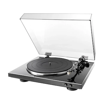Imagen de referencia para Tornamesa Automática Denon DP-300F Tocadiscos Analógico Fully Automatic Plato Aluminio Modelo DP-300F Negro