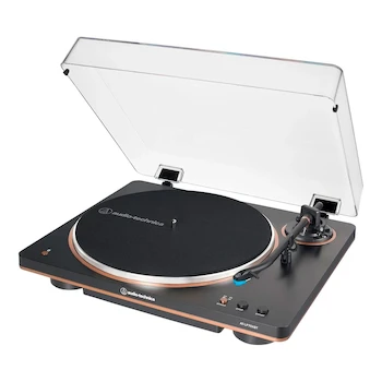 Imagen 2 de AUDIO TECHNICA Tornamesa de Transmisión por Correa Bluetooth AT-LP70XBT-BZ Black/Bronze Modelo AT-LP70XBT Fully Automatic Wireless Belt-Drive Turntable