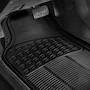 Miniatura de Alfombrillas para Coche RUAKIVA, Tapetes y Alfombras para Auto, Set de 3 Piezas Tapetes Universales para Coches, SUV, Furgonetas y Camiones, Color Negro