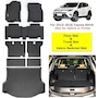 Miniatura de SANBAN-AXE Alfombrillas de Piso y Maletero para Toyota RAV4 2013-2017 2018 (no híbrido ni Prime) TPE Juego Completo con Respaldo de Velcro para Todo Tipo de Clima