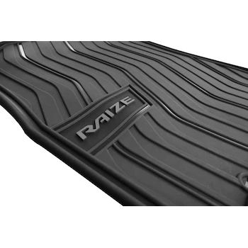 Imagen de referencia para FAZINA Tapetes Originales Negro con Letra Gris para Raize Toyota 2022,2023,2024,2025,2026 Juego de 4 Piezas Serie Premium