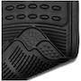Miniatura de Genérico Tapete para Auto Universal De Uso Rudo, Juego De 4 Piezas, Color Negro