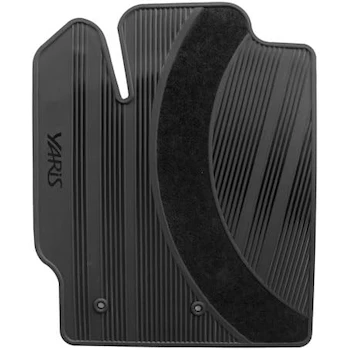 Imagen 2 de Tapetes Originales Compatibles con Toyota Yaris 2005-2022 Uso RUDO Color Negro (No Compatible con Yaris R)