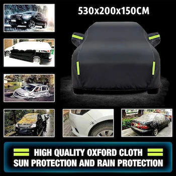 Imagen 4 de VEKENSEE Cubierta para Auto, Funda Coche, Lona para Coche, Cubierta para Automóvil, Coberturas Completas, Tamaño 530x200x150CM, Modelo B0C9C9TF4K