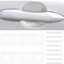 Miniatura de 16Pcs Protector de Puertas Automovil, Protectores para Manija de Puerta de Coche Autoadhesivo Impermeable Antiarañazos Puerta Lateral para Automóviles, Todoterrenos