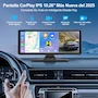 Miniatura de WEAGP Autoestéreo para Carro de 10.26 Pulgadas con Cámara Frontal 4K y Trasera 1080P, CarPlay Android Auto Mirror Link, Pantalla IPS HD Táctil Completa, Bluetooth GPS FM AUX TF - Negro
