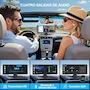 Miniatura de WEAGP Autoestéreo para Carro de 10.26 Pulgadas con Cámara Frontal 4K y Trasera 1080P, CarPlay Android Auto Mirror Link, Pantalla IPS HD Táctil Completa, Bluetooth GPS FM AUX TF - Negro
