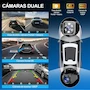Miniatura de WEAGP Autoestéreo para Carro de 10.26 Pulgadas con Cámara Frontal 4K y Trasera 1080P, CarPlay Android Auto Mirror Link, Pantalla IPS HD Táctil Completa, Bluetooth GPS FM AUX TF - Negro