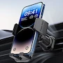 Miniatura de Miortior Soporte para Celular Automovil Gris Modelo ML217 Rotación 360° Operación con una Mano Compatible con iPhone 15/14/13/12 Pro MAX Galaxy S24/S23/S22 Ultra Xiaomi