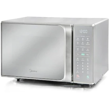 Imagen 3 de Midea MMDV11S2DG Horno de Microondas de 1.1 Pies Cúbicos con Puerta Acabado Espejo en Color Silver / Plata