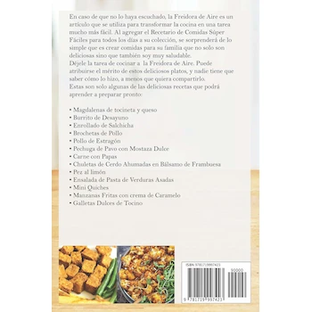 Imagen 2 de La Biblia de la Freidora de Aire: Recetario de Comidas Súper Fáciles para todos los días. Air Fryer Cookbook (Libro en Español / Spanish Book Version) (Spanish Edition) Tapa Blanda - Linda Shaw, Mariana Silva - ISBN 171999742X - 6 x 0.42 x 9 pulgadas