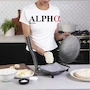 Miniatura de ALPHA LIVING - Prensa de Omelette - Máquina de Quesadilla de Hierro Fundido de 10 Pulgadas - Prensa de Máquina Empanada Resistente - Fabricante de Tortillas de Hierro Fundido para Cocina, Uso Doméstico