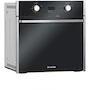 Miniatura de IO Mabe Horno a Gas LP 60 cm (24 pulgadas) Vidrio Gris Vulcano, Negro/Inoxidable - IO6032HGWD1