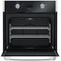 Miniatura de IO Mabe Horno a Gas LP 60 cm (24 pulgadas) Vidrio Gris Vulcano, Negro/Inoxidable - IO6032HGWD1