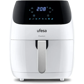 Imagen de referencia para Ufesa Freidora de Aire Phantom White 5L – Air Fryer con Control Táctil Digital