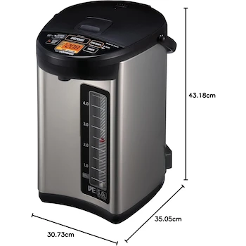 Imagen 2 de Zojirushi CV-JAC50XB - Caldera y Calentador de Agua Híbrido VE 5 Litros Negro Inoxidable (Stainless Black)