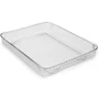 Miniatura de Nuwave Cesta de Freír de Aire para el NuWave Bravo XL, Accesorio Rectangular para Horno Tostador de Convección, Material Acero Cromado, Dimensiones 10" x 12" x 3", Serie Bravo XL, ASIN B09HJNG8NJ, UPC 652185268067, Peso 10.9 onzas
