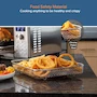 Miniatura de Nuwave Cesta de Freír de Aire para el NuWave Bravo XL, Accesorio Rectangular para Horno Tostador de Convección, Material Acero Cromado, Dimensiones 10" x 12" x 3", Serie Bravo XL, ASIN B09HJNG8NJ, UPC 652185268067, Peso 10.9 onzas