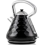 Miniatura de OVENTE KS755B - Hervidor Eléctrico de 1.7 L, Acero Inoxidable, 1500 W, Color Negro con Mango Negro
