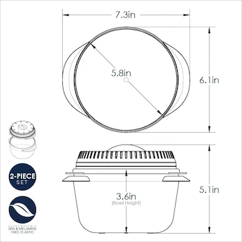 Imagen 3 de Nordic Ware 68500 Caldera Multiusos, Talla Única, Color Rojo, Capacidad 5.5 Tazas